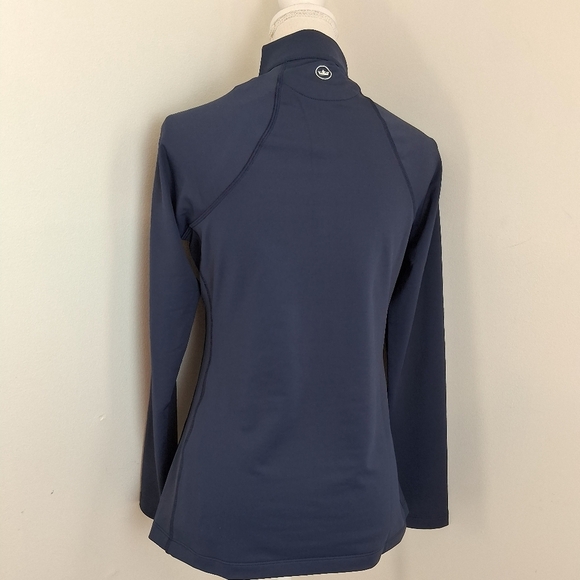 Peter Millar Women's Navy Blue 3/4 Zip Long Sleeve Top Size Small NWT - Picture 7 of 9